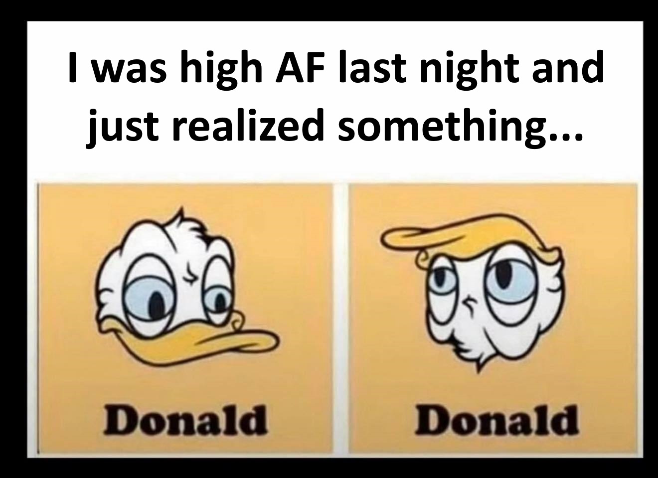 I was high AF last night and just realized something